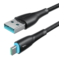 Joyroom Kabel Starry Series USB-A - USB-C 3A 1 m, črn