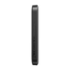 Joyroom Indukcijski powerbank 5000 mAh USB-A USB-C 20 W s kablom USB-C – črn