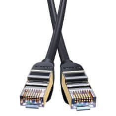 BASEUS Hitri omrežni kabel patchcord RJ45 10 Gbps Cat 7 Speed Seven 5 m črn