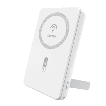DUDAO Powerbank K14S+ 10000mAh s podstavkom 20W USB-A / USB-C / MagSafe - bela