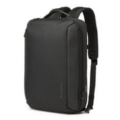 WOZINSKY Premium torba za prenosni računalnik 15,6'' z USB trakom 42x8x28cm - črna