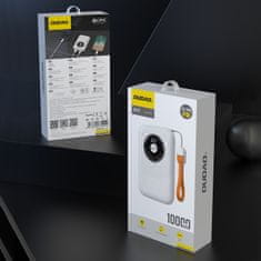 DUDAO Powerbank K21 Mini 10000mAh 22,5W USB-A / USB-C - bež