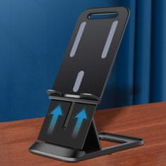 HURTEL Stojalo za telefon ali tablico, univerzalno, raztegljivo, belo