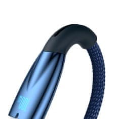 BASEUS Kabel za hitro polnjenje Glimmer USB-A - USB-C 1 m - modra