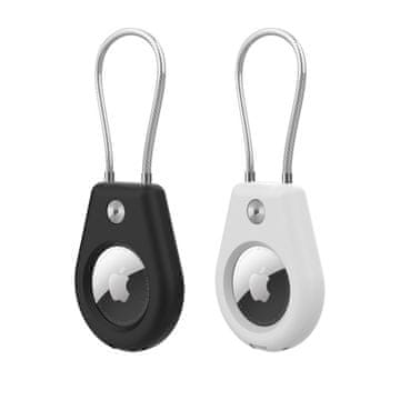 HURTEL Etui za lokator Apple AirTag z jekleno vrvico - 2 kos.