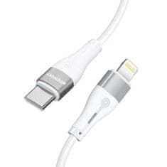 WOZINSKY Kabel za iPhone USB-C - Lightning PD 27W 1m bel