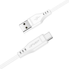AceFast Kabel za telefon USB - USB-C 3A 1,2 m črn