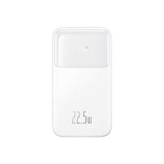 BASEUS Powerbank z zaslonom 10000mAh 22,5W serija Comet + kabel USB-A - USB-C 0,3 m bel