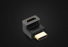 Ugreen Kotni vtič za priključek HDMI kabla, črn