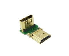 Ugreen Kotni vtič za priključek HDMI kabla, črn