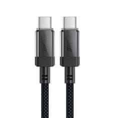 AceFast USB-C kabel z najlonsko ovojnico PD 60W 480Mb/s - črn