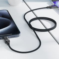 AceFast USB-C kabel z najlonsko ovojnico PD 60W 480Mb/s - črn