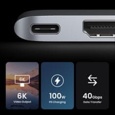 Ugreen MacBook Air Pro 2x USB-C HDMI 2x USB 3.0 SD TF PD siv