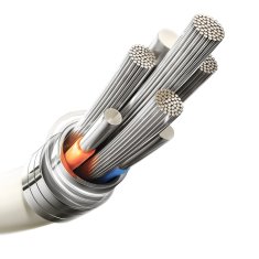 Joyroom Kabel USB-C - iPhone Lightning s fluorescenčnim koncem 30 W, 1,2 m - bež