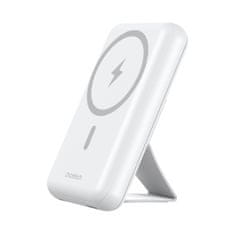 Choetech Powerbank 10000 mAh 20 W MagSafe USB-A USB-C s funkcijo stojala – bela