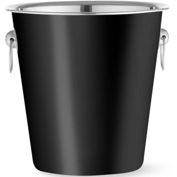 Bar Up Kovinsko vedro za šampanjec 3,3 l, premer 220 x 190 mm – črno