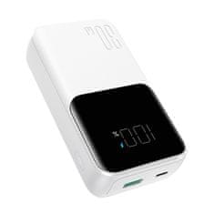Joyroom Mini powerbank 10000mAh z vgrajenimi kabli JR-PBC06 30W bela