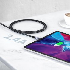 Ugreen Kabel USB-A - iPhone Lightning MFi 1,5 m - črn