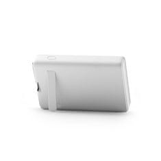 Joyroom Magnetni powerbank 10000 mAh 20 W s stojalom + kabel Lightning – USB-C, bel
