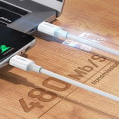 Ugreen Kabel USB-C - USB-C PD QC AFC 1 m - bel