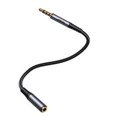 Joyroom Podaljšek kabla za avdio stereo AUX 3,5 mm mini jack 1,2 m črn