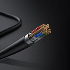 Ugreen Mrežni kabel patchcord STP RJ45 Cat 7 5 m črn