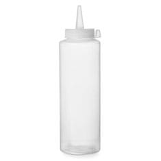 Hendi Dispenser steklenica za hladne omake, komplet 3 kosov - prozoren 0,35 l - HENDI 557853