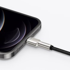 BASEUS Kabel Cafule Series Metal Data USB-A - iPhone Lightning 2,4 A 1 m - črn