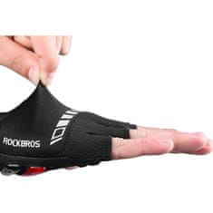 ROCKBROS Kolesarske rokavice z gel vložki velikost M črne
