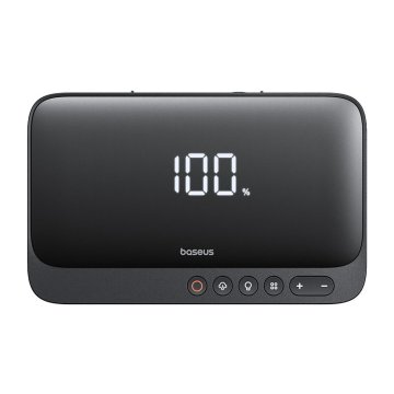 BASEUS 4v1 Jump starter 600A s svetilko, powerbankom 6000mAh in kompresorjem Super Energy - črn