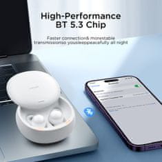 Joyroom Brezžične slušalke TWS Cozydots Series z aktivnim dušenjem hrupa Bluetooth 5.3 bele