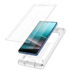 Spigen Hibridno steklo za Samsung Galaxy S25 Ultra Elite Shield EZ FIT - prozorno