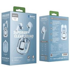 AceFast Brezžične slušalke TWS Bluetooth, svetlo modre