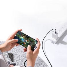 Ugreen Kabel z kotnim priključkom USB - USB-C 5 Gb/s 3 A 1 m črn