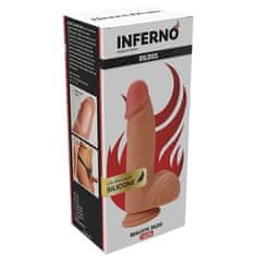 INFERNO Realističen dildo iz tekočega silikona 16 cm (R20700)