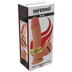 INFERNO Realističen dildo iz tekočega silikona 19 cm (R20702)