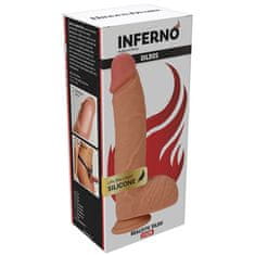 INFERNO Realističen dildo iz tekočega silikona 23 cm (R20704)
