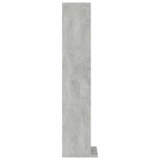 Vidaxl Omarica za CD plošče betonsko siva 21x20x88 cm konstruiran les
