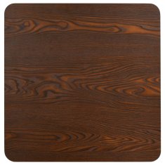 Vidaxl Bistro miza temno rjava 50x50 cm mediapan