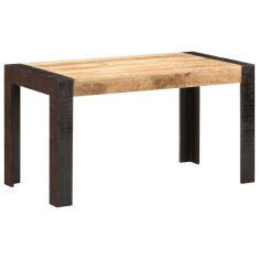 Vidaxl Jedilna miza 140x70x76 cm trden robusten mangov les