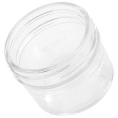 Vidaxl Stekleni kozarci s srebrnimi pokrovi 48 kosov 110 ml