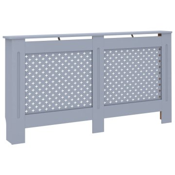 Vidaxl Pokrov za radiator antraciten 152x19x81,5 cm mediapan