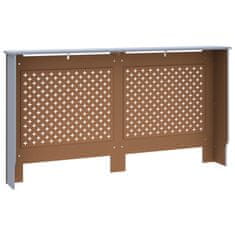 Vidaxl Pokrov za radiator antraciten 152x19x81,5 cm mediapan