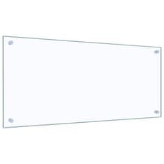 Vidaxl Kuhinjska zaščitna obloga prozorna 90x40 cm kaljeno steklo