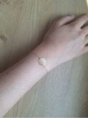 Cutie Jewellery Nežna ženska zapestnica iz rumenega zlata Z0121-60-X-1
