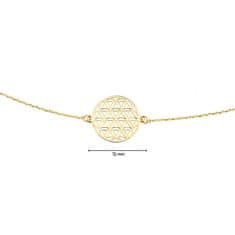 Cutie Jewellery Nežna ženska zapestnica iz rumenega zlata Z0121-60-X-1