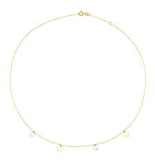 Cutie Jewellery Elegantna minimalistična ogrlica iz rumenega zlata Z0100-40-X-1