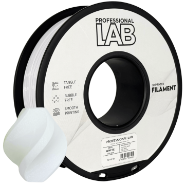 Professional Lab PETG Bela Filament 1.75 mm – Professional Lab Vlažnost-Odporni PETG (1kg Kolut)