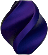 Professional Lab Silk PLA Trojna Barva modra vijolična črna filament 1.75mm – Professional Lab Sijajni Filament za 3D Tisk (1kg Kolut)