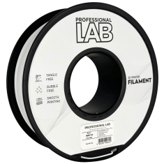 Professional Lab PLA+ Bela Filament 1.75mm – Professional Lab za 3D Tisk (1kg Kolut)